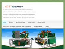 Tablet Screenshot of drillingmudcleaner.com